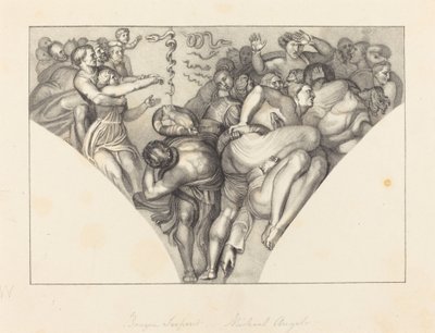 Brazen Serpent, Michael Angelolta tekijältä William Sharp after John Flaxman