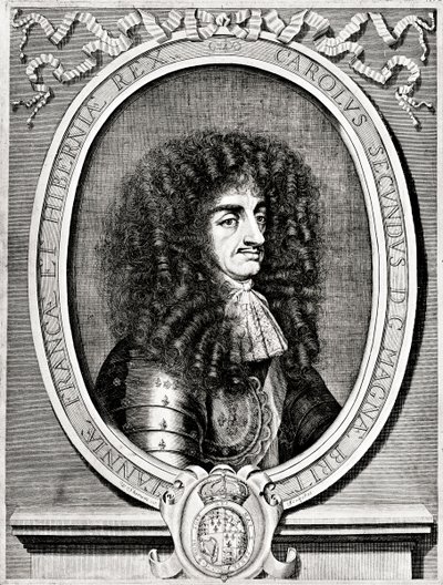 Charles II, Ison-Britannian ja Irlannin kuningas, 1800-luku tekijältä William Sherwin