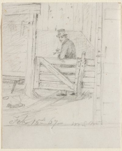 Lepää aidalla tekijältä William Sidney Mount