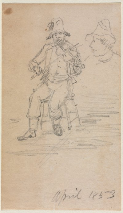 Viulun kerjäläinen, 1853. tekijältä William Sidney Mount