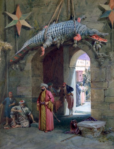 Ovikäytävä Kairossa, 1884 tekijältä William Crimea Simpson