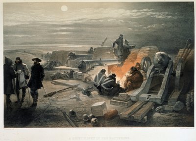 Hiljainen yö paristoissa, 1855 tekijältä William Crimea Simpson