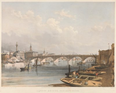 London Bridge sillan yläpuolelta tekijältä William Simpson