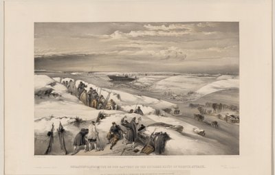 Sevastopol 26 tykkipatterista, 1855 tekijältä William Crimea Simpson