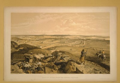 Bastion du Mat, Sevastopol, 1855 tekijältä William Crimea Simpson