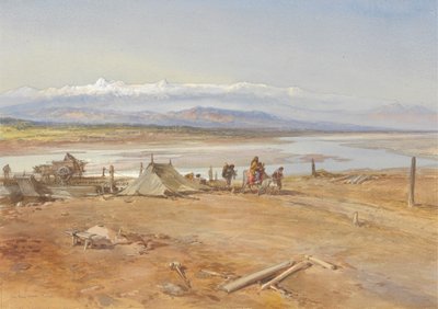 Chenab-joki, Punjab tekijältä William Simpson