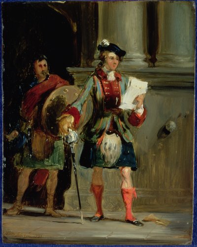Prinssi Charlie Holyroodissa, 1833 tekijältä William Simson