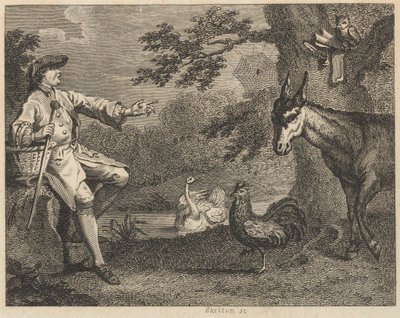 A coruja, o cisne, o galo, a aranha, o burro e o fazendeiro finlandês tekijältä William Skelton