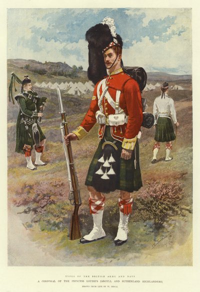 Prinsessa Louisen, Argyllin ja Sutherland Highlandersin korpraali tekijältä William Small