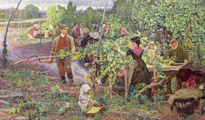 Humalanpoimijoita, noin 1870 tekijältä William Small