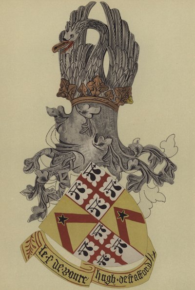 Sir Hugh Stafford, lordi Bourchier, 1418 tai 19-1420 (chromolitho) tekijältä William St John Hope