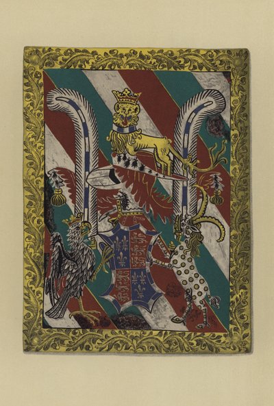 Sir John Beaufort, Kendalin kreivi ja Somersetin kreivi ja herttua, n. 1440-1444 (chromolitho) tekijältä William St John Hope