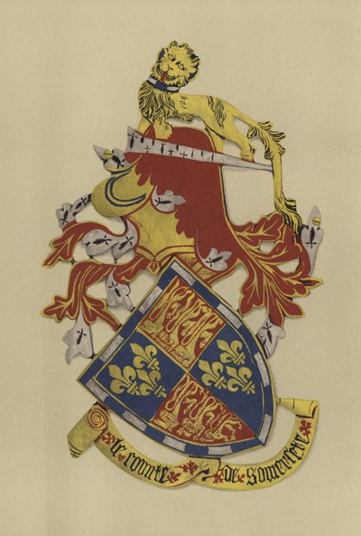 Sir John Beaufort, Somersetin kreivi, 1397-1410 (chromolitho) tekijältä William St John Hope