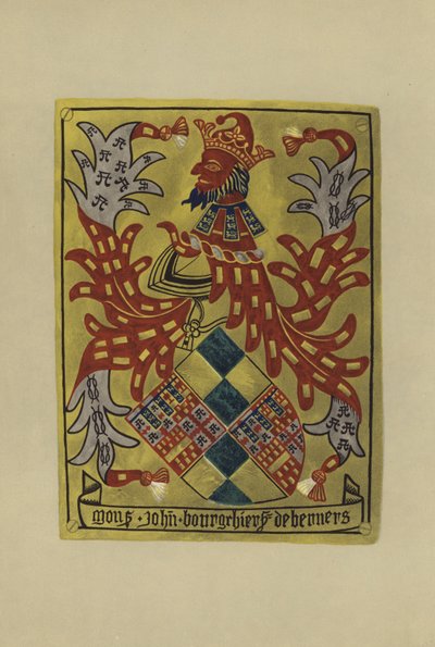 Sir John Bourchier, lordi Berners, 1459-1474 (chromolitho) tekijältä William St John Hope