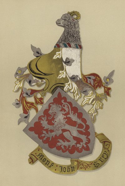 Sir John Grey, Tankervillen jaari, n. 1419-1421 (chromolitho) tekijältä William St John Hope