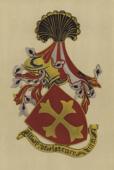 Sir William Latimer, lordi Latimer, 1361-1381 (chromolitho) tekijältä William St John Hope