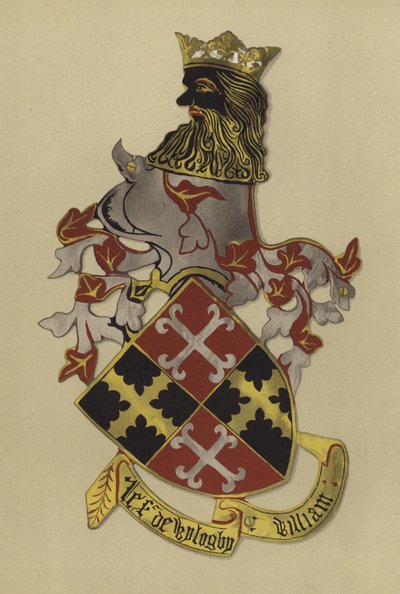 Sir William Willoughby, lordi Willoughby dEresby, n. 1400-1409 (chromolitho) tekijältä William St John Hope