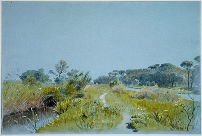 Castel Fusano - lähellä Roomaa tekijältä William Stanley Haseltine