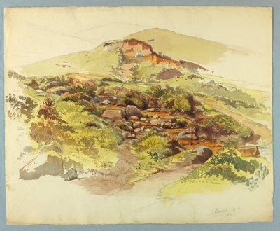 Maisematutkimus, Baveno, Maggiore-järvi, Italia tekijältä William Stanley Haseltine