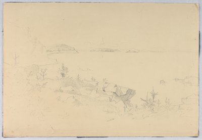 Merimaiseman tutkimus. Porcupine Islands, Bar Harbor, ME tekijältä William Stanley Haseltine