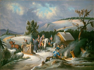 Washington Valley Forgessa, 1800-luvun puoliväli (öljy kankaalle). tekijältä William Stephen Coleman