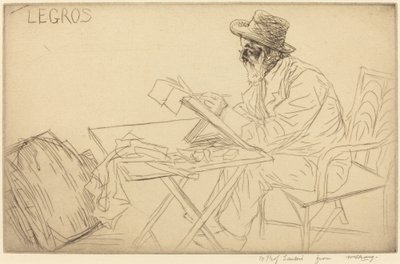 Alphonse Legros luonnos tekijältä William Strang