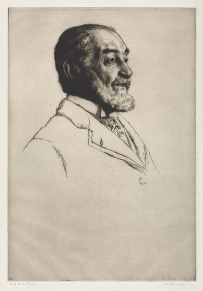 Frederick Harrison, 1914. tekijältä William Strang