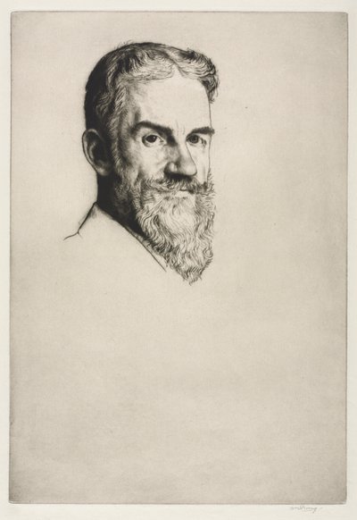 George Bernard Shaw, 1907. tekijältä William Strang