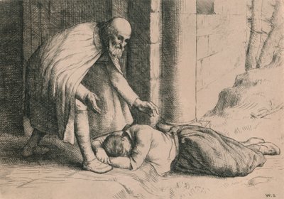 Mercy Swoons Before the Gate, vuodelta 1916 tekijältä William Strang