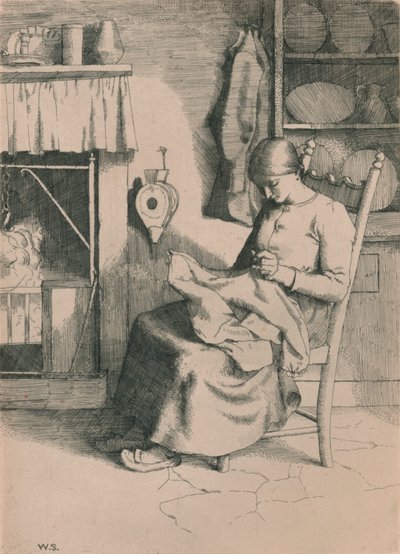 Mercy at Her Work, n. 1916 tekijältä William Strang