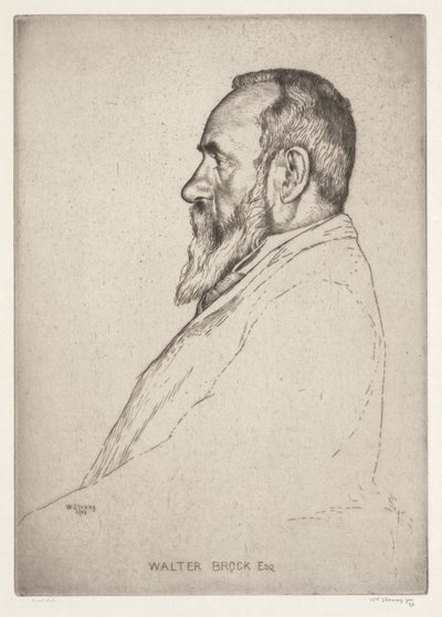 Walter Brockin muotokuva tekijältä William Strang