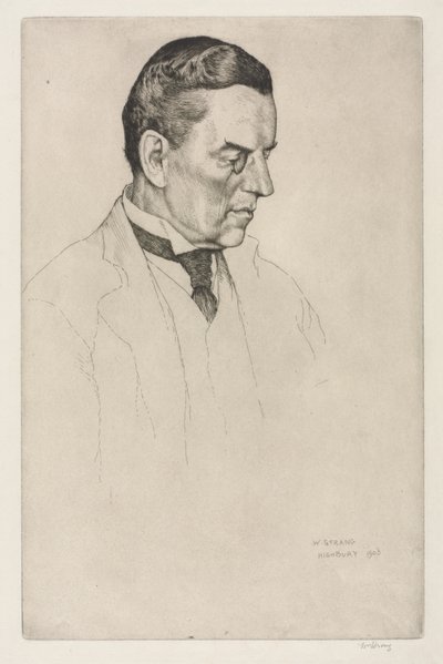 Oikea kunniallinen Joseph Austen Chamberlain, 1903. tekijältä William Strang
