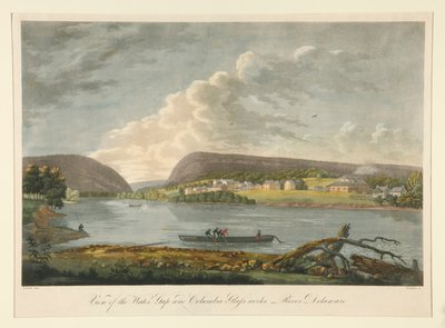 Näkymä Water Gapille ja Columbia Glass Workshopille tekijältä William Strickland