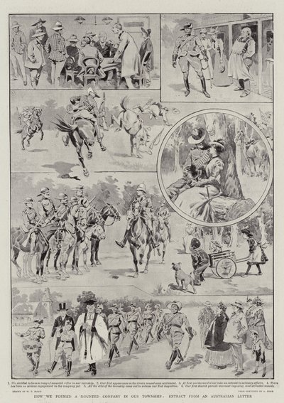 Kuinka perustimme raapuruston kylässämme, ote australialaisesta kirjeestä tekijältä William T. Maud
