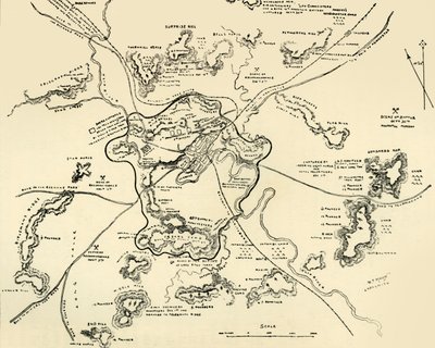 "Plan of Ladysmith ja Chronicle of Events", 1900 tekijältä William T. Maud