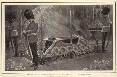 Kuningatar Victorian kuolema Osborne Housessa tekijältä William T. Maud