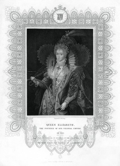 Elizabeth I Englannista, 1800-luku. tekijältä William Thomas Fry