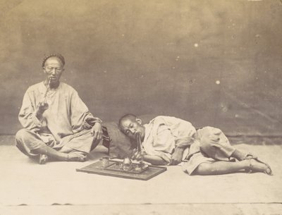 Oopiumin polttaja, 1867. tekijältä William Thomas Saunders