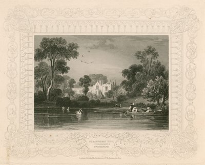 Strawberry Hill, Twickenham, Lontoo; Lordi Waldegrave tekijältä William Tombleson