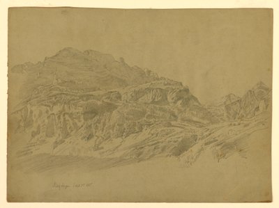 Maisema, Meiringen, Sveitsi tekijältä William Trost Richards
