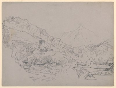 Maisema, Meiringen, Sveitsi tekijältä William Trost Richards