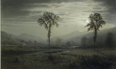 Kuutamo Mount Lafayettella, New Hampshiressa tekijältä William Trost Richards