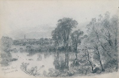 Luonnoskirja Uuden-Englannin ja Pennsylvanian maisema- ja meriaiheista tekijältä William Trost Richards