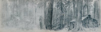 Luonnoskirja Tyynenmeren luoteisosan maisema-aiheista tekijältä William Trost Richards