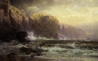 The League Long Breakers Thundering on Reef tekijältä William Trost Richards