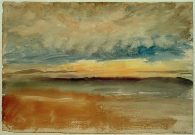 Myrskyinen auringonlasku tekijältä Joseph Mallord William Turner