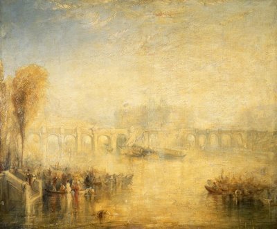 Näkymä Pont Neufiin Pariisissa tekijältä Joseph Mallord William Turner