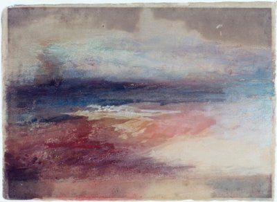 Näkymä rannikolle auringonlaskun aikaan tekijältä Joseph Mallord William Turner