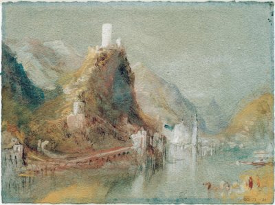 Cochem etelästä katsottuna tekijältä Joseph Mallord William Turner