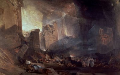 SODOMAN TUHOTO - 1800-luku - englannin romantiikka tekijältä Joseph Mallord William Turner